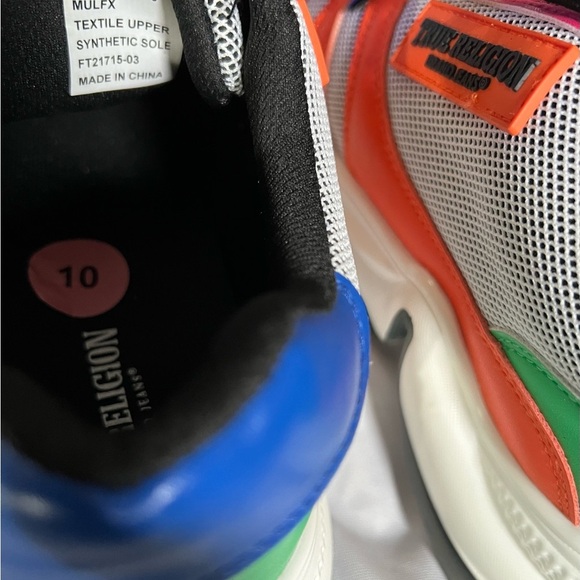 3 x $99 True Religion women’s sneakers size 10 NWOB casual comfy style colorful - Picture 5 of 6